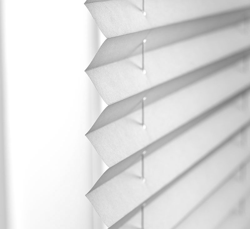 Plisségordijn easylift greep Off white 