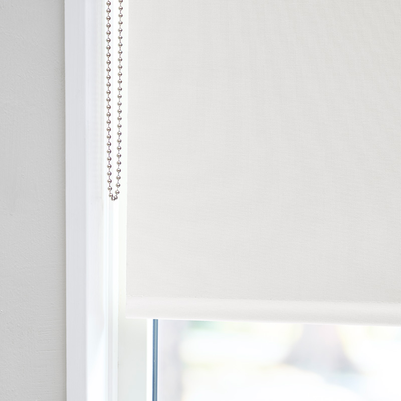 Express gerecycled rolgordijn stalen ketting  Off white