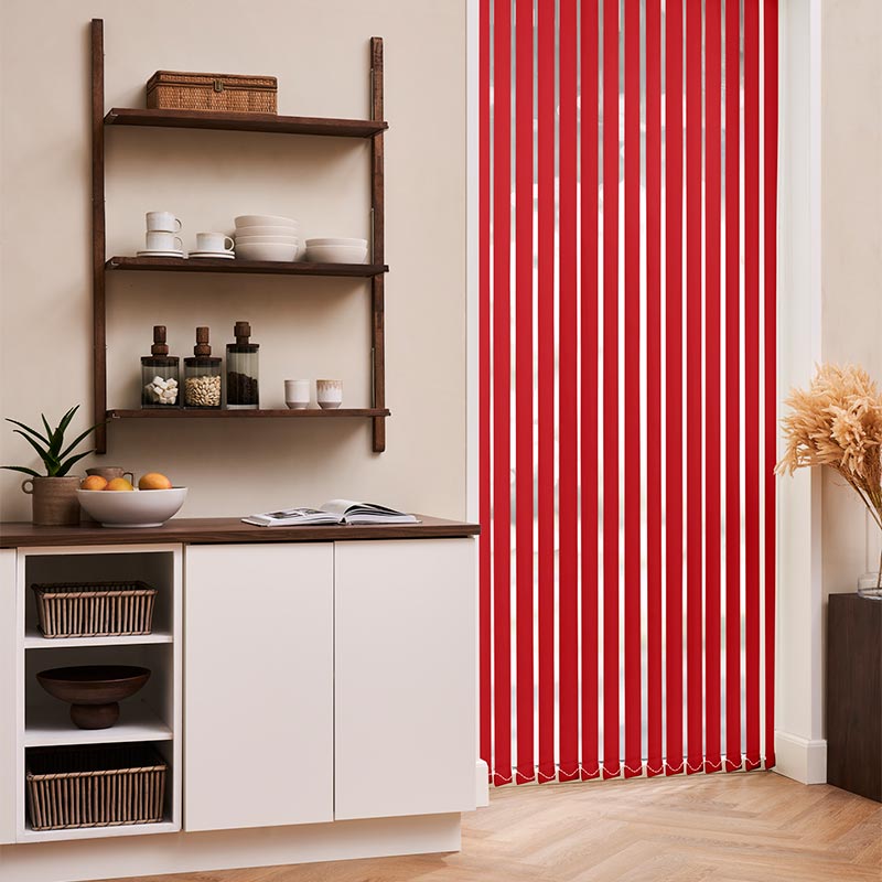 Lamellen 89mm Rood