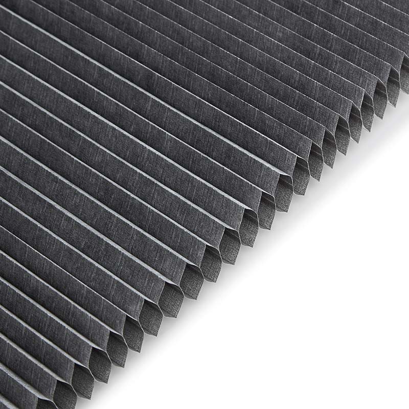 Plisségordijn top-down bottom-up koord honingraat warmgrijs