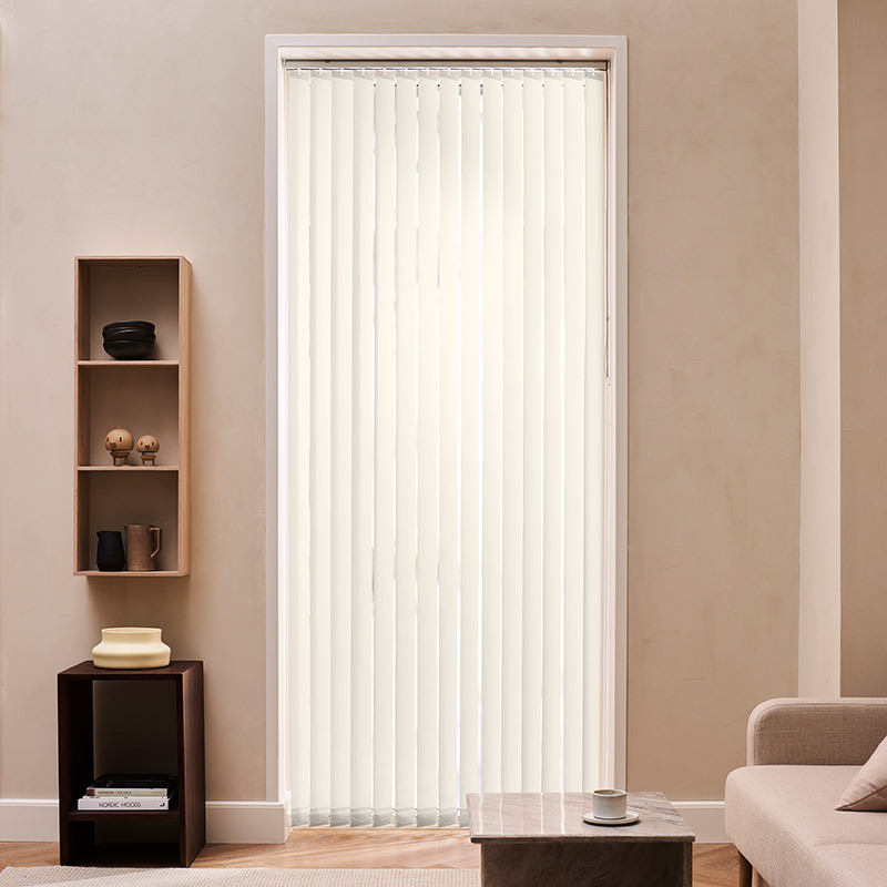 Lamellen 89mm verduisterend Off white
