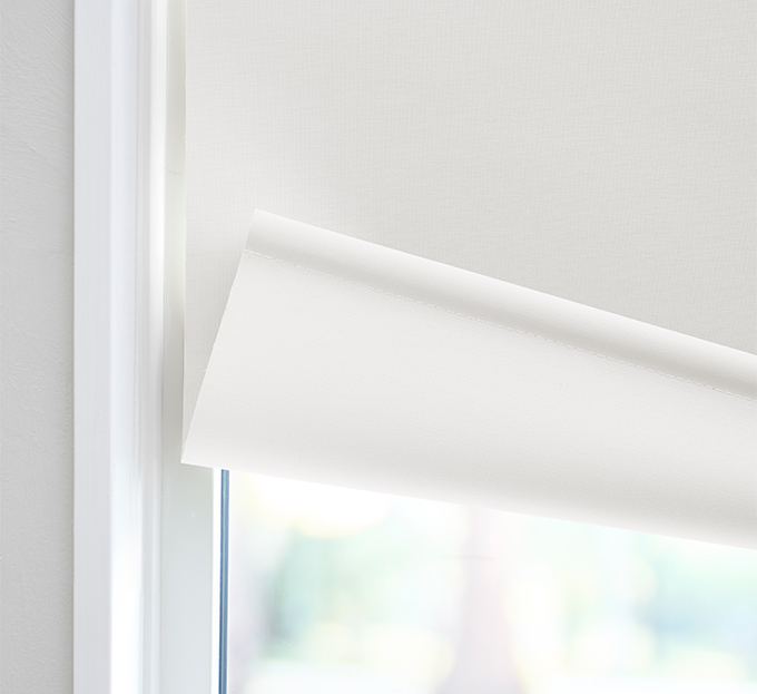 Express gerecycled rolgordijn motor verduisterend Off white