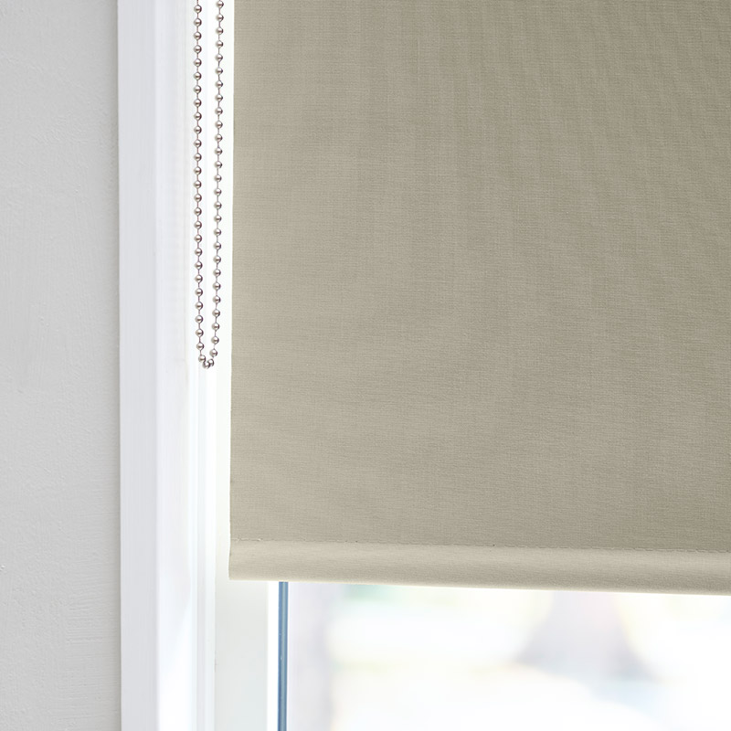 Express gerecycled rolgordijn stalen ketting  Zand