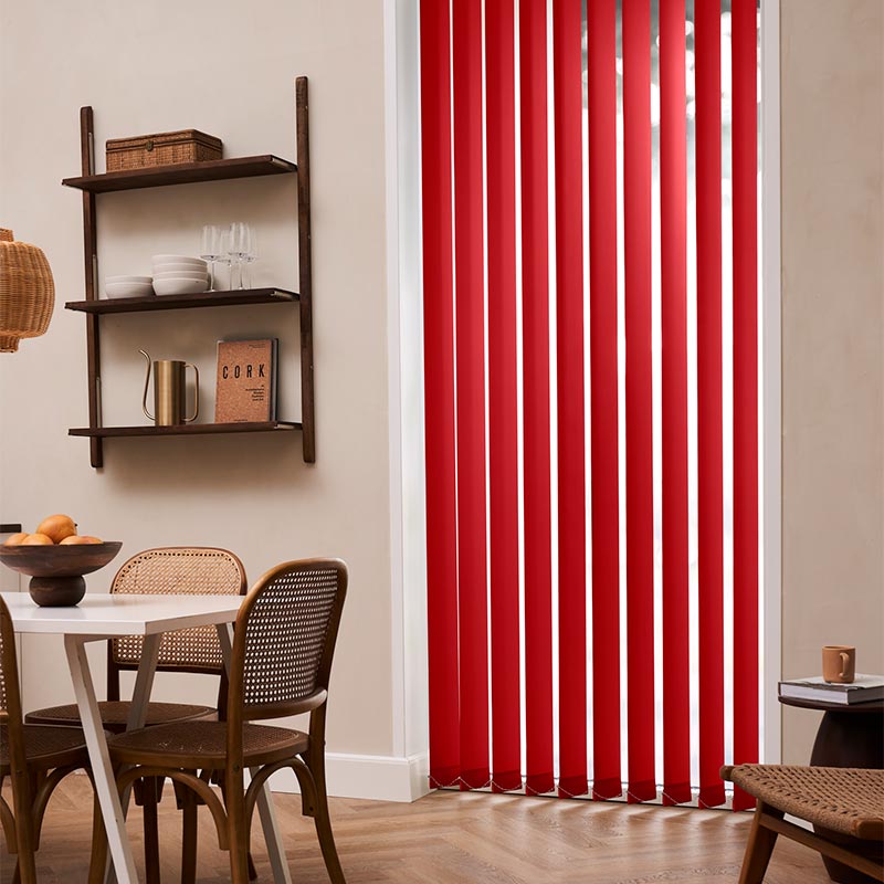 Lamellen 127mm Rood