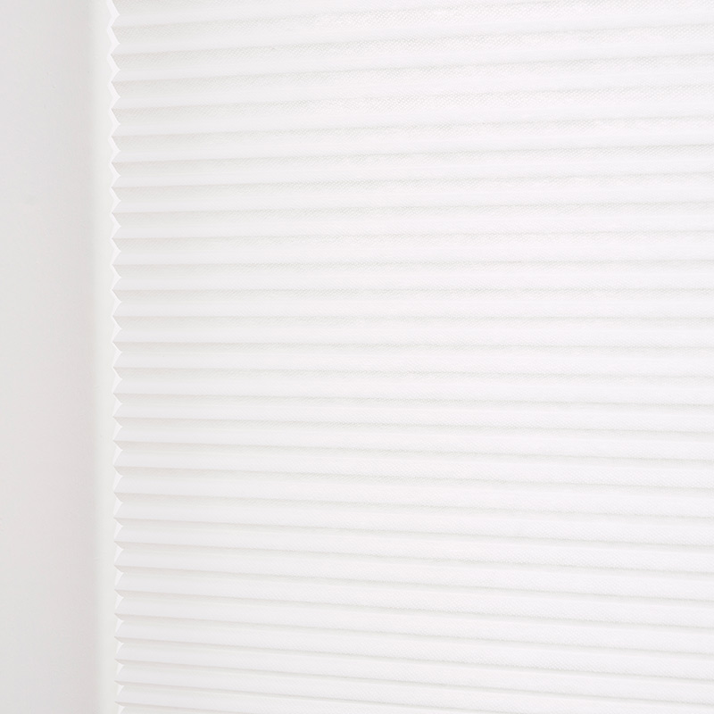Plisségordijn koord Off white - dubbellaags