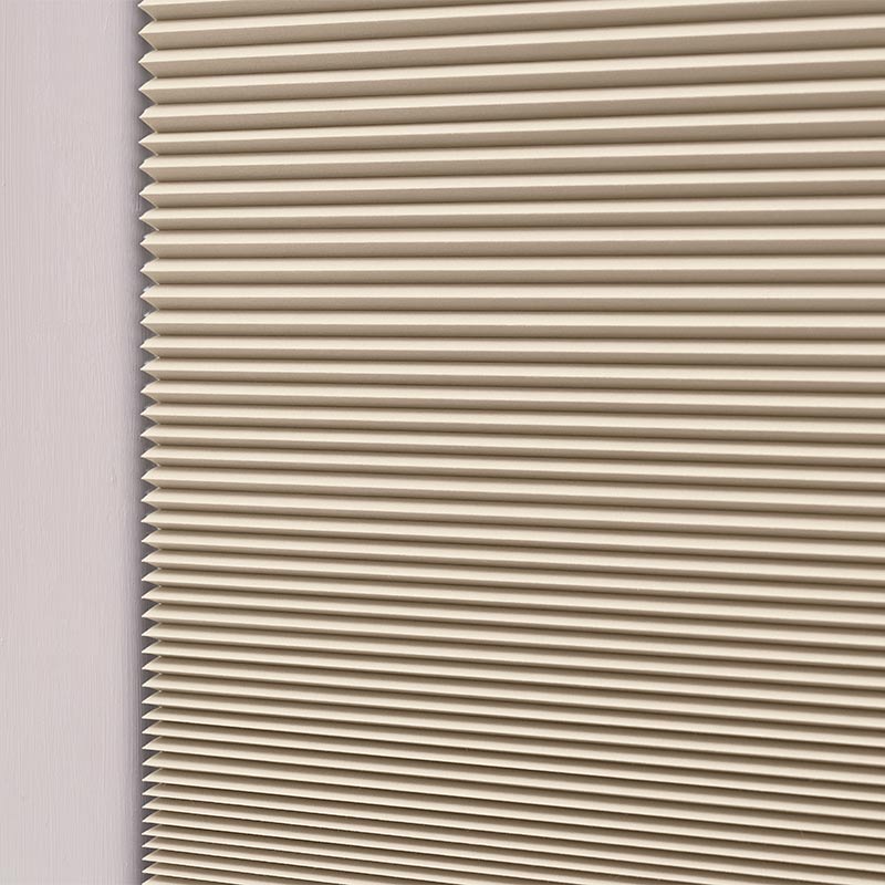 Plisségordijn top-down bottom-up koord verduisterend Beige - honingraat