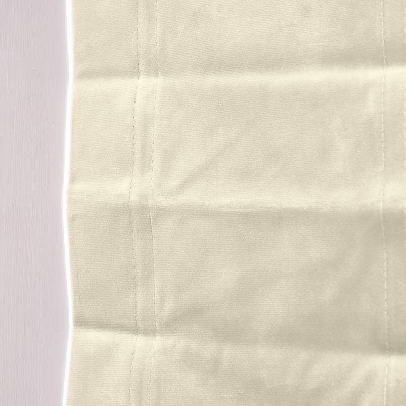 Vouwgordijn motor Velour - licht zand