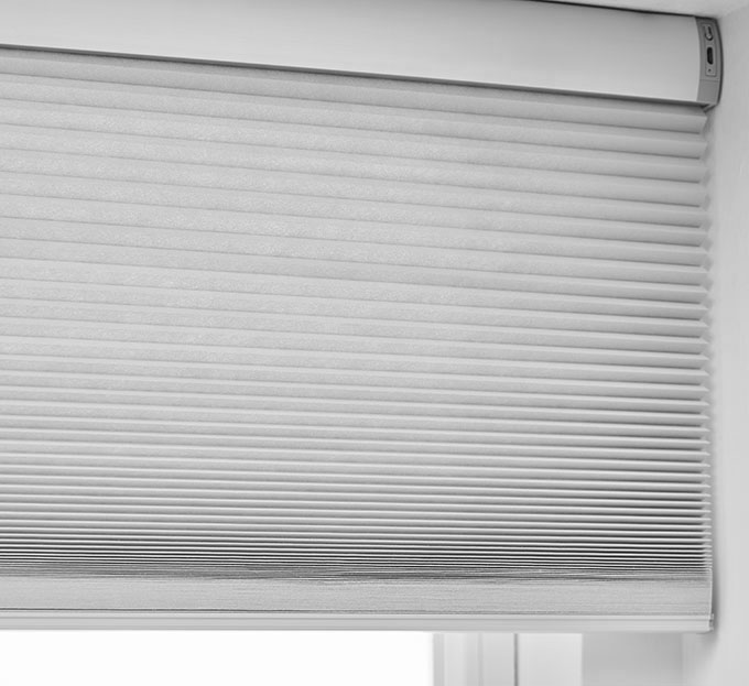 Plisségordijn motor Wit