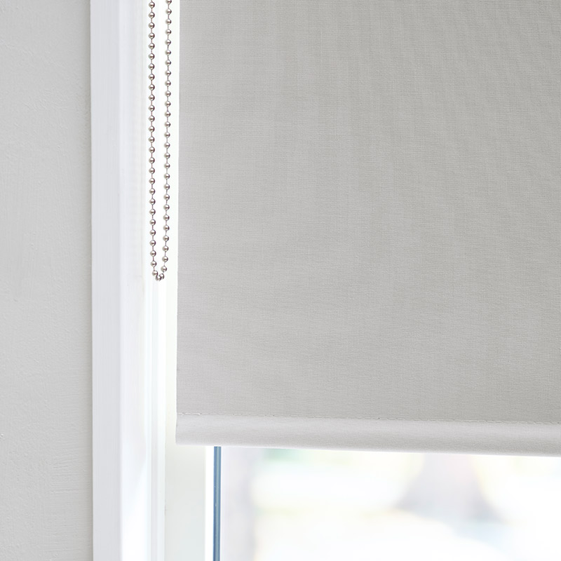 Express gerecycled rolgordijn stalen ketting verduisterend Lysgrijs