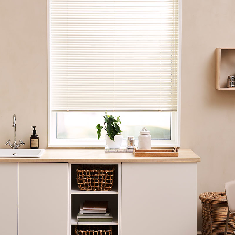 Aluminium jalouzieën 25mm Crème