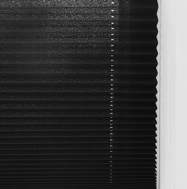 Express plisségordijn top-down bottom-up Zwart
