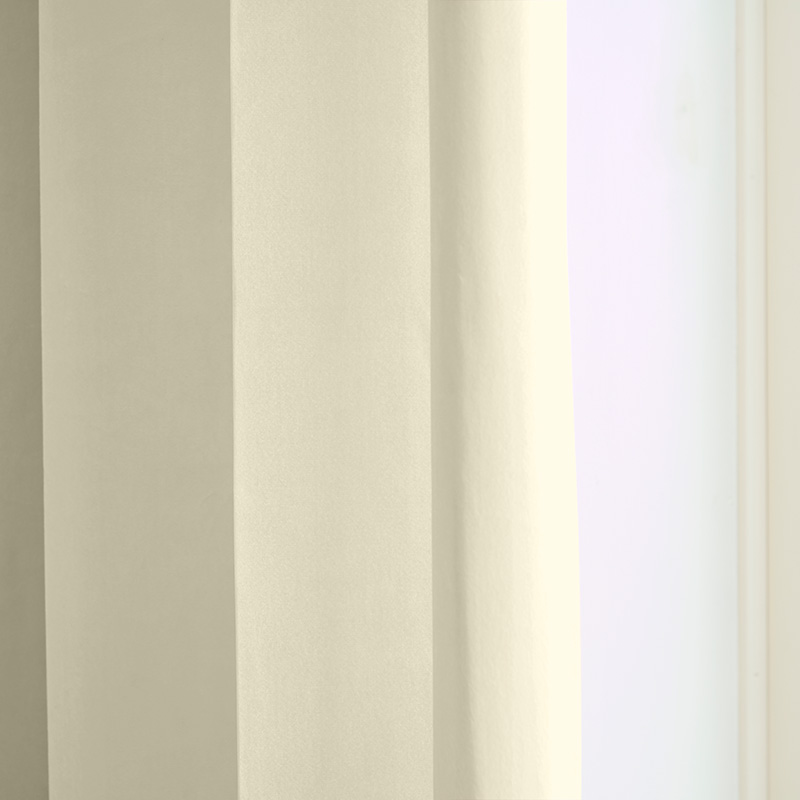 Gordijnen Velour - licht zand