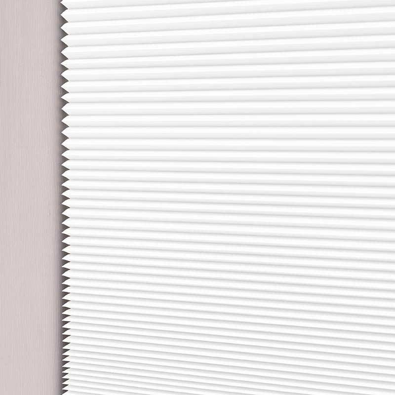 Plisségordijn top-down bottom-up koord Off white - dubbellaags