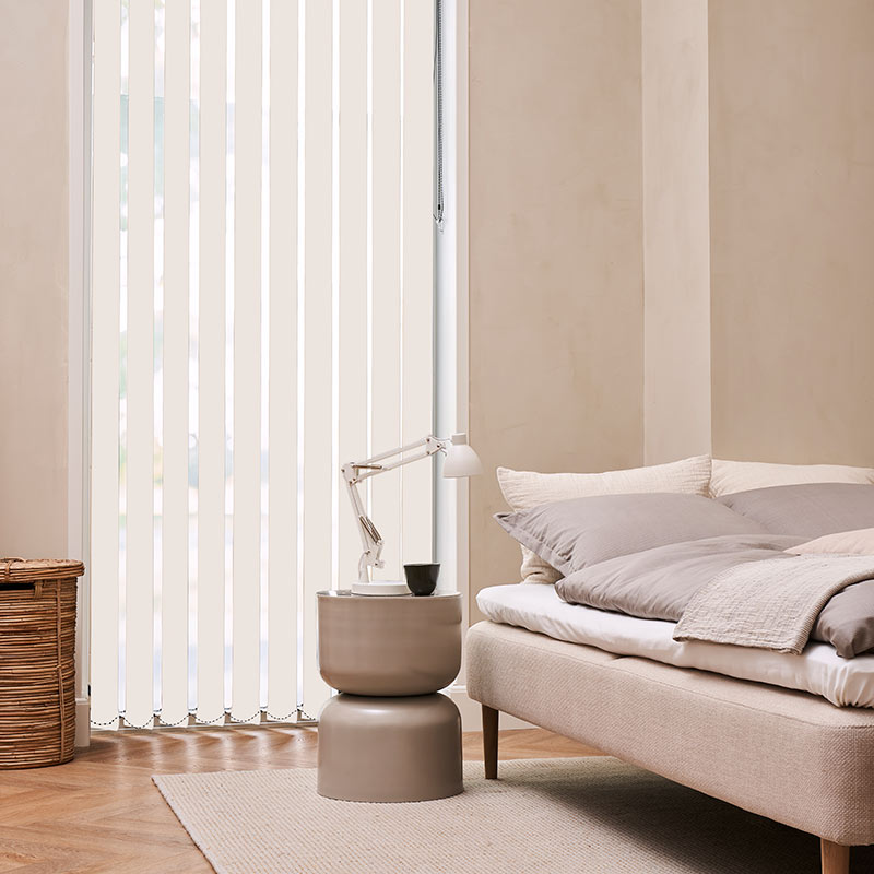 Lamellen 127mm Off white