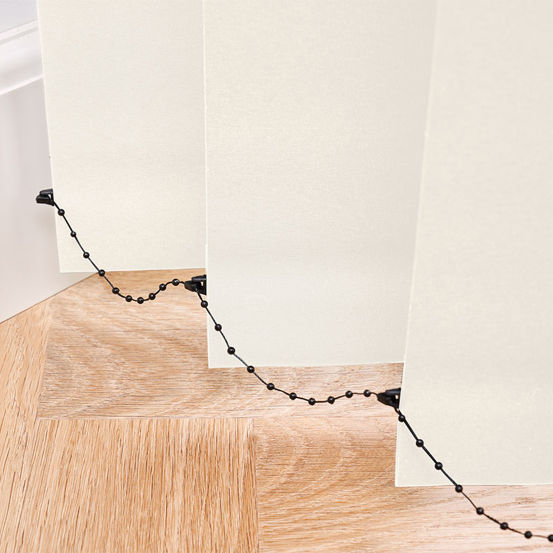 Lamellen 127mm verduisterend Off white